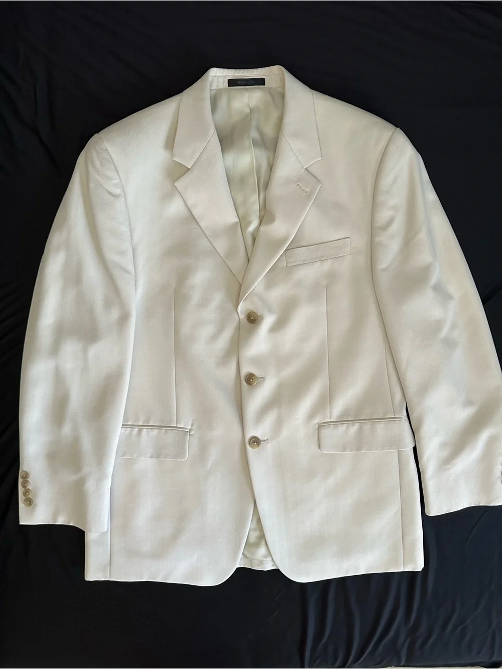 Chaps by Ralph Lauren cream colored men's suit
